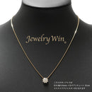 ダイヤモンドプチネックレス K18 0.3ct/0.4ct K18 チェーン (Type-SF-3) ※スライドアジャスター付