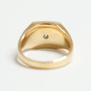 リング 印台(中) K18 0.3ct以上 ダイヤ付