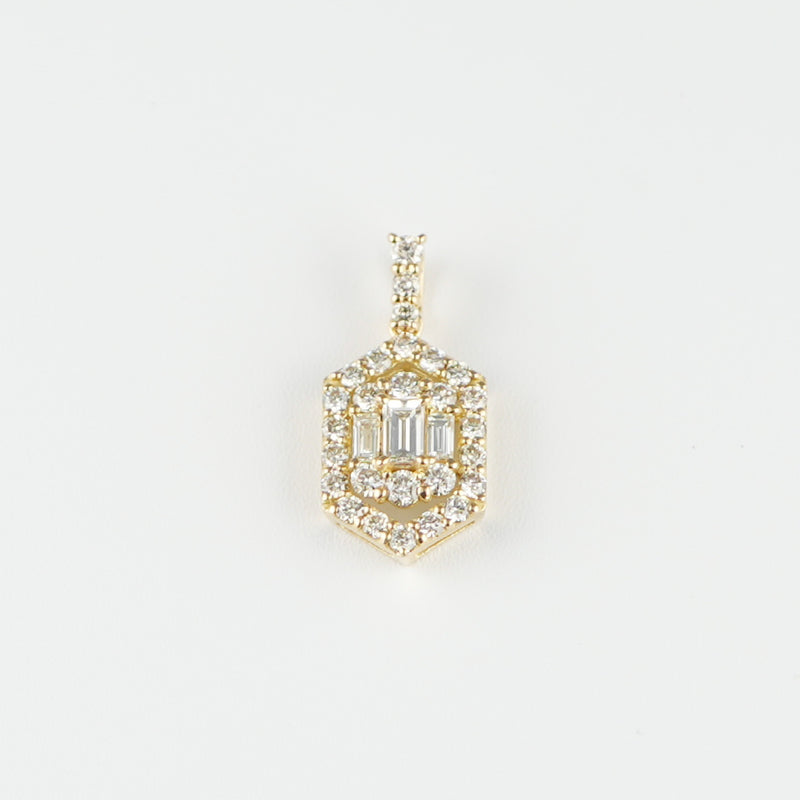 ダイヤモンドプチネックレス K18 0.50ct K18 チェーン (Type-RD)