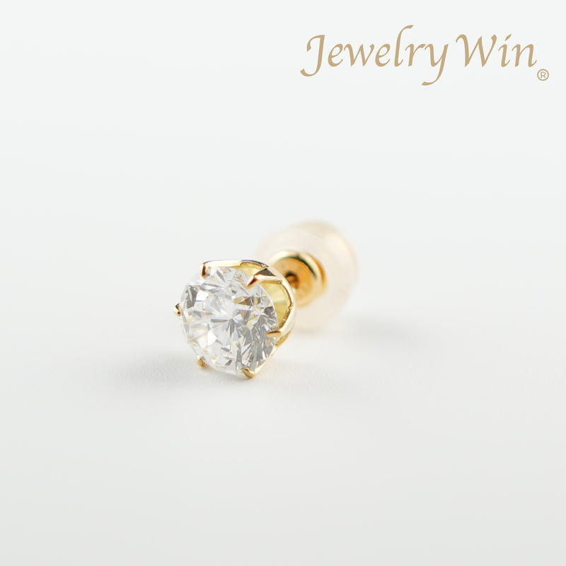 楽天市場】一粒ダイヤ ピアス K18 ダイヤモンド 0.18ct×0.18ct