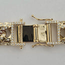 【要お問い合わせ】喜平 ネックレス K18 トリプル 12面 277g 55cm (出来上がり重量約258g前後) 造幣局検定マーク(ホールマーク)刻印入りベース アフターダイヤ留め加工(1コマ10pc留め) 喜平金具アフターダイヤ留め加工