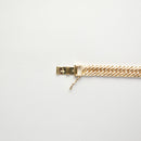 【要お問い合わせ】喜平 ブレスレット K18 トリプル 8面 30g 20cm (出来上がり重量約28g前後) 造幣局検定マーク(ホールマーク)刻印入りベース アフターダイヤ留め加工(1コマ4pc留め)