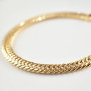 【要お問い合わせ】喜平 ブレスレット K18 トリプル 8面 30g 20cm (出来上がり重量約28g前後) 造幣局検定マーク(ホールマーク)刻印入りベース アフターダイヤ留め加工(1コマ4pc留め)