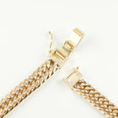 【要お問い合わせ】喜平 ネックレス K18 トリプル 12面 100g 50cm (出来上がり重量約95g前後) 造幣局検定マーク(ホールマーク)刻印入りベース アフターダイヤ留め加工(1コマ6pc留め) 喜平金具アフターダイヤ留め加工