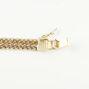 【要お問い合わせ】喜平 ネックレス K18 トリプル 12面 100g 50cm (出来上がり重量約95g前後) 造幣局検定マーク(ホールマーク)刻印入りベース アフターダイヤ留め加工(1コマ6pc留め) 喜平金具アフターダイヤ留め加工