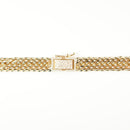 【要お問い合わせ】喜平 ネックレス K18 トリプル 12面 125g 52cm (出来上がり重量約119g前後) 造幣局検定マーク(ホールマーク)刻印入りベース アフターダイヤ留め加工(1コマ6pc留め) 喜平金具アフターダイヤ留め加工