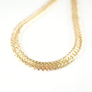 【要お問い合わせ】喜平 ネックレス K18 トリプル 12面 125g 52cm (出来上がり重量約119g前後) 造幣局検定マーク(ホールマーク)刻印入りベース アフターダイヤ留め加工(1コマ6pc留め) 喜平金具アフターダイヤ留め加工