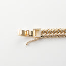 【要お問い合わせ】喜平 ネックレス K18 トリプル 12面 128g 55cm (出来上がり重量約121g前後) 造幣局検定マーク(ホールマーク)刻印入りベース アフターダイヤ留め加工(1コマ6pc留め) 喜平金具アフターダイヤ留め加工