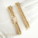 【要お問い合わせ】喜平 ネックレス K18 トリプル 12面 200g 52cm (出来上がり重量約190g前後) 造幣局検定マーク(ホールマーク)刻印入りベース アフターダイヤ留め加工(1コマ6pc留め) 喜平金具アフターダイヤ留め加工