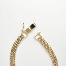 【要お問い合わせ】喜平 ブレスレット K18 トリプル 12面 30g 20cm (出来上がり重量約29g前後) 造幣局検定マーク(ホールマーク)刻印入りベース アフターダイヤ留め加工(1コマ6pc留め) 喜平金具アフターダイヤ留め加工