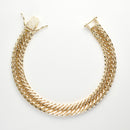 【要お問い合わせ】喜平 ブレスレット K18 トリプル 8面 50g 20cm (出来上がり重量約48g前後) 造幣局検定マーク(ホールマーク)刻印入りベース アフターダイヤ留め加工(1コマ6pc留め) 喜平金具アフターダイヤ留め加工