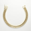 【要お問い合わせ】喜平 ブレスレット K18 トリプル 12面 30g 18cm (出来上がり重量約30g前後) 造幣局検定マーク(ホールマーク)刻印入りベース アフターダイヤ留め加工(1コマ6pc留め) 喜平金具アフターダイヤ留め加工