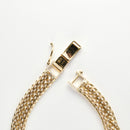 【要お問い合わせ】喜平 ブレスレット K18 トリプル 12面 30g 18cm (出来上がり重量約30g前後) 造幣局検定マーク(ホールマーク)刻印入りベース アフターダイヤ留め加工(1コマ6pc留め) 喜平金具アフターダイヤ留め加工