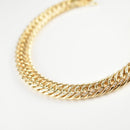 【要お問い合わせ】喜平 ブレスレット K18 トリプル 8面 50g 20cm (出来上がり重量約48g前後) 造幣局検定マーク(ホールマーク)刻印入りベース アフターダイヤ留め加工(1コマ6pc留め) 喜平金具アフターダイヤ留め加工