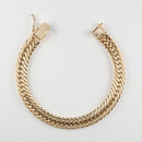 【要お問い合わせ】喜平 ブレスレット K18 トリプル 12面 50g 20cm (出来上がり重量約49g前後) 造幣局検定マーク(ホールマーク)刻印入りベース アフターダイヤ留め加工(1コマ6pc留め) 喜平金具アフターダイヤ留め加工