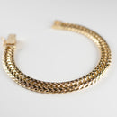 【要お問い合わせ】喜平 ブレスレット K18 トリプル 12面 50g 20cm (出来上がり重量約49g前後) 造幣局検定マーク(ホールマーク)刻印入りベース アフターダイヤ留め加工(1コマ6pc留め) 喜平金具アフターダイヤ留め加工