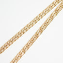 【要お問い合わせ】喜平 ネックレス K18 トリプル 12面 83g 50cm (出来上がり重量約79g前後) 造幣局検定マーク(ホールマーク)刻印入りベース アフターダイヤ留め加工(1コマ6pc留め) 喜平金具アフターダイヤ留め加工