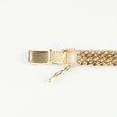 【要お問い合わせ】喜平 ネックレス K18 トリプル 12面 83g 50cm (出来上がり重量約79g前後) 造幣局検定マーク(ホールマーク)刻印入りベース アフターダイヤ留め加工(1コマ6pc留め) 喜平金具アフターダイヤ留め加工