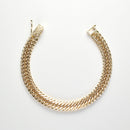 【要お問い合わせ】喜平 ブレスレット K18 トリプル 8面 30g 18cm (出来上がり重量約30g前後) 造幣局検定マーク(ホールマーク)刻印入りベース アフターダイヤ留め加工(1コマ6pc留め) 喜平金具アフターダイヤ留め加工