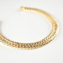 【要お問い合わせ】喜平 ブレスレット K18 トリプル 8面 30g 18cm (出来上がり重量約30g前後) 造幣局検定マーク(ホールマーク)刻印入りベース アフターダイヤ留め加工(1コマ6pc留め) 喜平金具アフターダイヤ留め加工