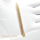 【要お問い合わせ】喜平 ブレスレット K18 トリプル 8面 30g 20cm (出来上がり重量約29g前後) 造幣局検定マーク(ホールマーク)刻印入りベース アフターダイヤ留め加工(1コマ6pc留め) 喜平金具アフターダイヤ留め加工