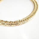 【要お問い合わせ】喜平 ネックレス K18 トリプル 8面 200g 60cm 造幣局検定マーク(ホールマーク)刻印入り ※平カットベース アフターダイヤ留め加工(1コマ 6pc留め)