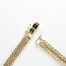 【要お問い合わせ】喜平 ネックレス K18 トリプル 8面 83g 50cm (出来上がり重量約79g前後) 造幣局検定マーク(ホールマーク)刻印入りベース アフターダイヤ留め加工(1コマ6pc留め) 喜平金具アフターダイヤ留め加工