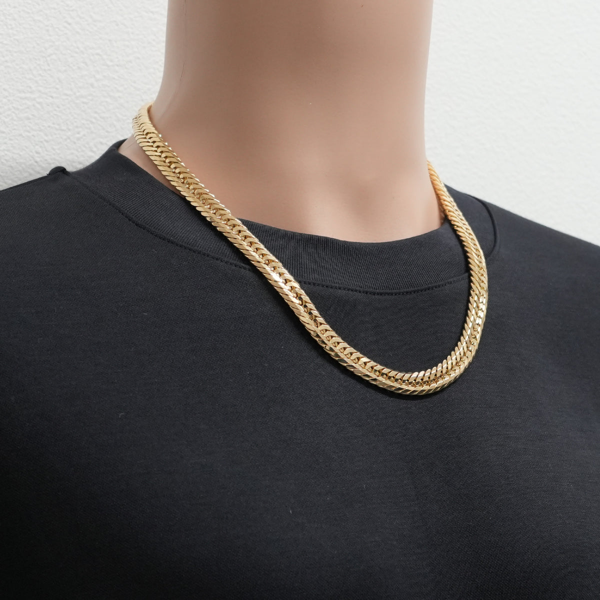 喜平 ネックレス K18 トリプル 12面 125g 52cm 造幣局検定マーク