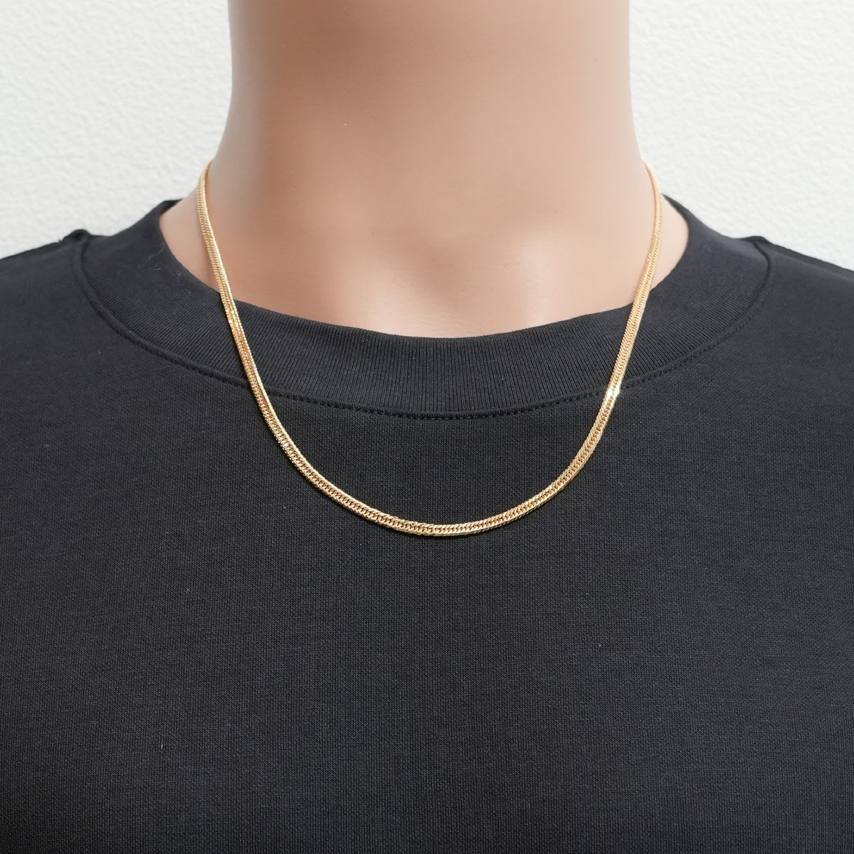 喜平 ネックレス K18 トリプル 12面 12.5g 50cm 造幣局検定マーク