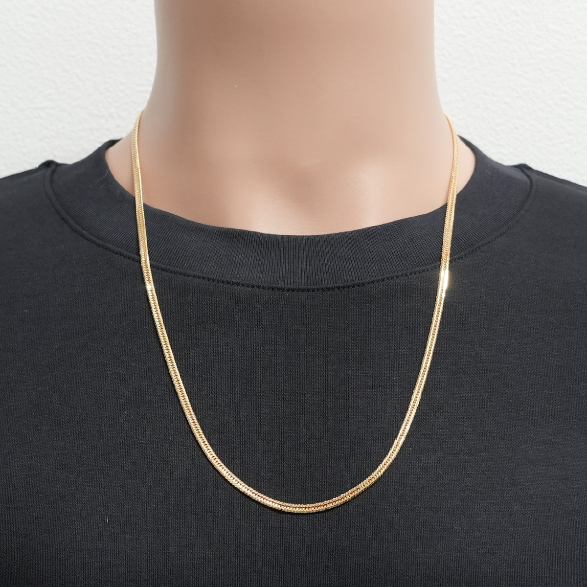 喜平 ネックレス K18 トリプル 12面 14.5g 60cm 造幣局検定マーク