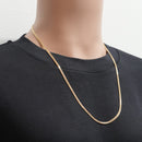 喜平 ネックレス K18 トリプル 12面 14.5g 60cm 造幣局検定マーク(ホールマーク)刻印入り