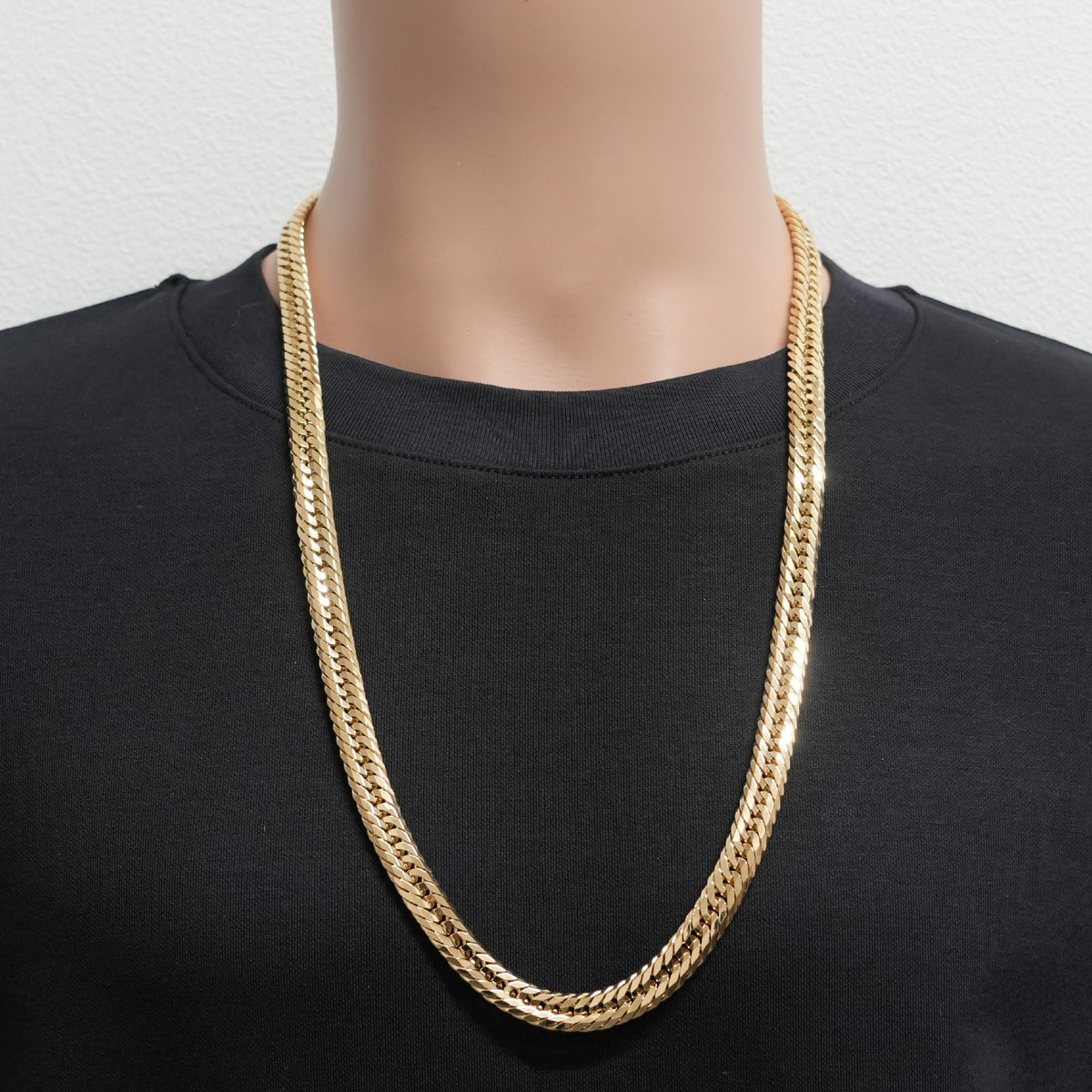 喜平 ネックレス K18 トリプル 12面 166g 70cm 造幣局検定マーク