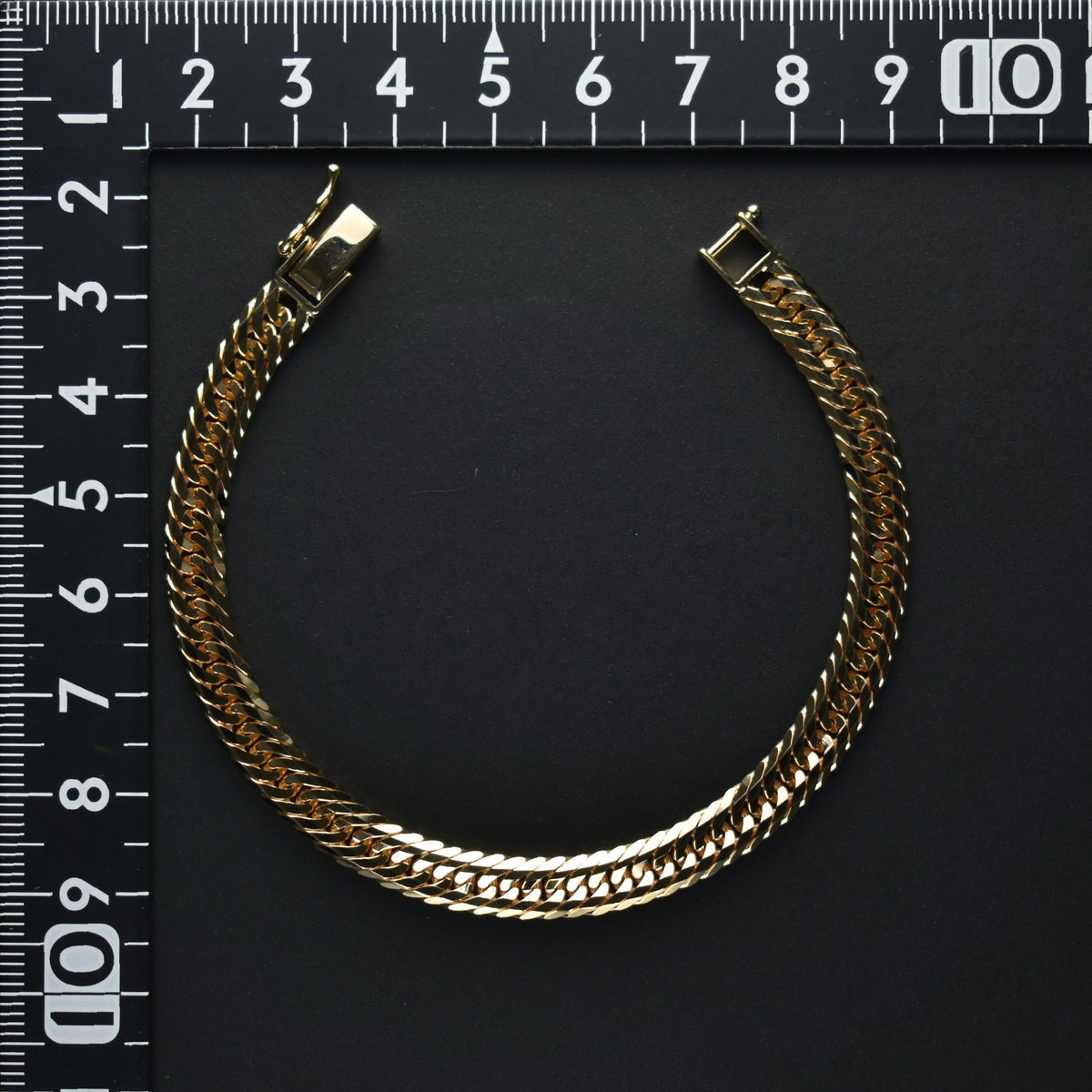 喜平 ブレスレット K18 トリプル 12面 18g 18cm 造幣局検定マーク