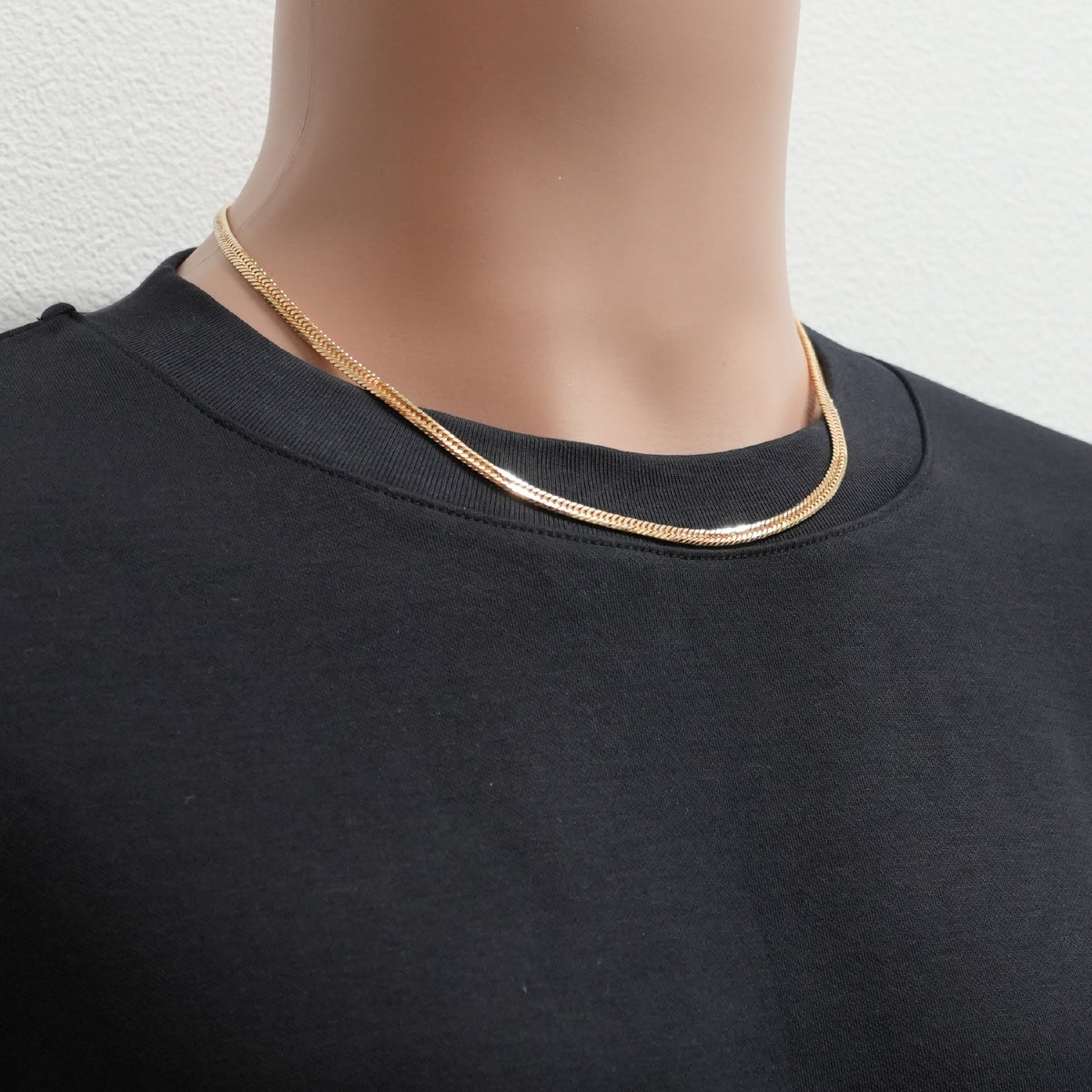 喜平 ネックレス K18 トリプル 12面 18g 45cm 造幣局検定マーク(ホール