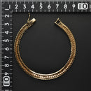 喜平 ブレスレット K18 トリプル 12面 19g 19cm 造幣局検定マーク(ホールマーク)刻印入り