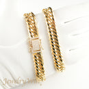 【要お問い合わせ】喜平 ネックレス K18 トリプル 12面 200g 52cm 造幣局検定マーク(ホールマーク)刻印入り 喜平金具アフターダイヤ留め加工