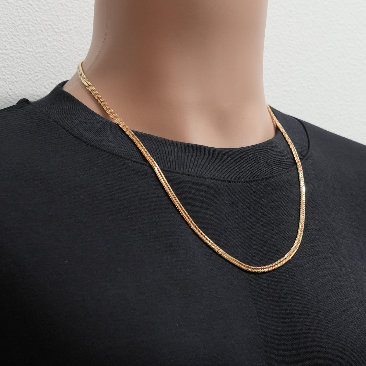 喜平 ネックレス K18 トリプル 12面 22g 55cm 造幣局検定マーク(ホール