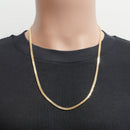 喜平 ネックレス K18 トリプル 12面 24g 60cm 造幣局検定マーク(ホールマーク)刻印入り