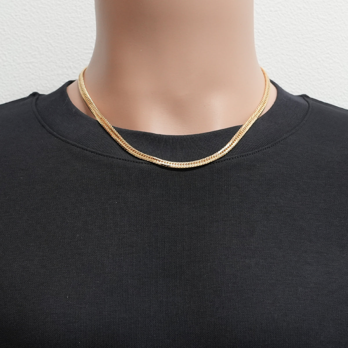 喜平 ネックレス K18 トリプル 12面 27g 45cm 造幣局検定マーク(ホール