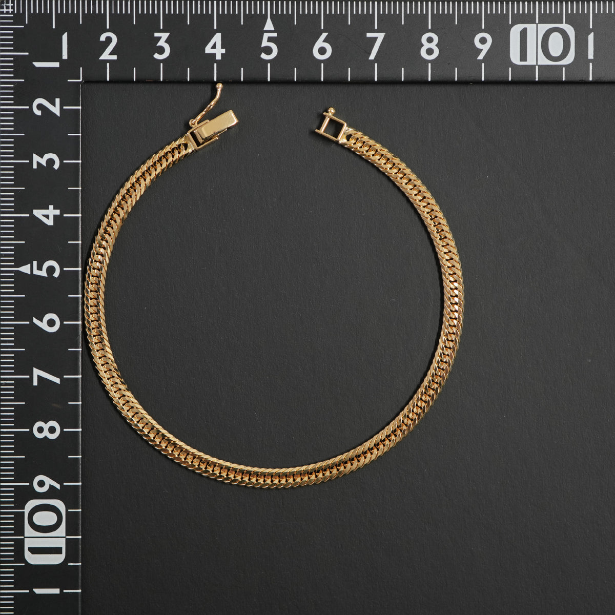 喜平 ブレスレット K18 トリプル 12面 8g 19cm 造幣局検定マーク