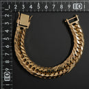 喜平 ブレスレット K18 トリプル 12面 97g 19cm 造幣局検定マーク(ホールマーク)刻印入り