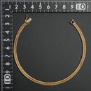 喜平 アンクレット K18 トリプル 12面 9.5g 22cm 造幣局検定マーク(ホールマーク)刻印入り