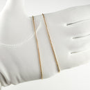 ベネチアンチェーンネックレス K18 幅1.1mm 60cm(スライドアジャスター付) (1.2)