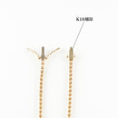 ダイヤモンドテニスネックレス ストレート K18枠 幅1.9mm 50.5cm トータル5.01ct カラー:G〜H クラリティ:VS-1〜SI-2 カット:EX〜VG ※ダイヤモンドのグレードは目安となります※