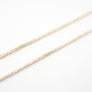 ダイヤモンドテニスネックレス ストレート K18枠 幅1.9mm 50.5cm トータル5.01ct カラー:G〜H クラリティ:VS-1〜SI-2 カット:EX〜VG ※ダイヤモンドのグレードは目安となります※