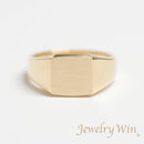 リング 印台 K18 小