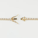 ダイヤモンドテニス ネックレス ストレート K18枠 幅約2.3mm 45cm トータル5.05ct カラー:G〜H クラリティ:VS-2〜SI-2 カット:VG ※ダイヤモンドのグレードは目安となります※