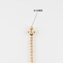 ダイヤモンドテニス ネックレス ストレート K18枠 幅約2.4mm 45cm トータル5.03ct カラー:G〜H クラリティ:SI-1〜SI-2 カット:VG〜G ※ダイヤモンドのグレードは目安となります※
