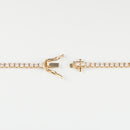 ダイヤモンドテニス ネックレス ストレート K18枠 幅約2.4mm 45cm トータル5.04ct カラー:G〜H クラリティ:SI-1〜SI-2 カット:VG〜G ※ダイヤモンドのグレードは目安となります※