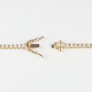 ダイヤモンドテニス ネックレス ストレート K18枠 幅約2.4mm 50cm トータル5.00ct カラー:G〜H クラリティ:SI-1〜SI-2 カット:VG〜G ※ダイヤモンドのグレードは目安となります※